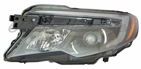 HEAD LAMP RH HALOGEN W/O LED DRL FOR POILT FITS LX