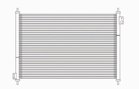 CONDENSER (4898) V6 3.2L TL/CL