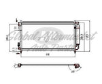 CONDENSER (3152) W/DRIER 03-07 4CYL/05-07 V6 — photo 1