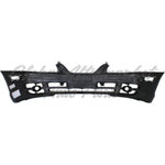 BUMPER FR BLACK WITH BUMPER STRIP HOLES — photo 2