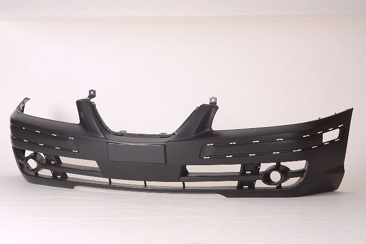 BUMPER FR BLACK WITH BUMPER STRIP HOLES