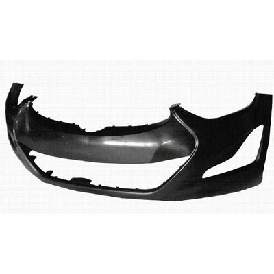 BUMPER FR PRIMED KOREA BUILT W/TOW HOOK HOLE