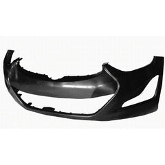 BUMPER FR PRIMED KOREA BUILT W/TOW HOOK HOLE