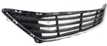 GRILLE LOWER KOREA BUILT BLACK W/CHROME SURROUND MODLING — photo 3