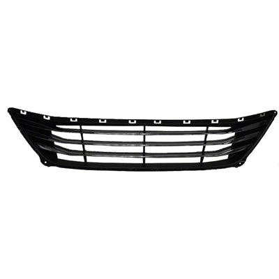 GRILLE LOWER KOREA BUILT BLACK W/THREE CHROME BARS
