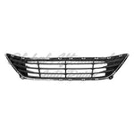 GRILLE LOWER USA BUILT BLACK W/CHROME MODLING — photo 1