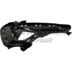 FOG LAMP BEZEL FR LH PTD BLACK NON-TURBO MODEL W/BULB TYPE FOG LAMPS — photo 4