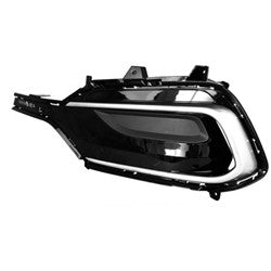 GRILLE LOWER FR LH PTD BLACK/SILVER W/HOLE INSERT SPORT