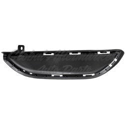 GRILLE LOWER LH RAW GLOSSY BLACK