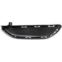 GRILLE LOWER LH RAW GLOSSY BLACK