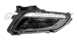 DAYTIME RUNNING LAMP BEZEL LH BLACK W/CHROME — photo 1
