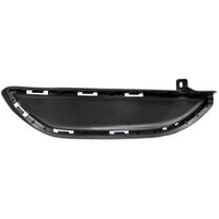 GRILLE LOWER RH RAW GLOSSY BLACK