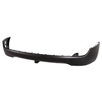 BUMPER LOWER RR MATT BLACK W/TOW HOOK CAPA