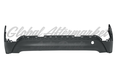 BUMPER LOWER RR TEXTURED BLACK W/O BLIND SPOT DETECTION