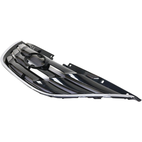 GRILLE MATTE BLACK W/CHROME MLDG EXCLUDE HYB
