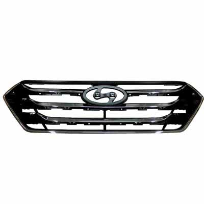 GRILLE CHROME/BLACK SPORT MODEL (NOT INCLUDE ANY LOOSE MOULDINGS)