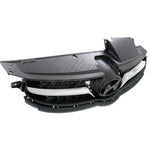 GRILLE KOREA BUILT MATTE-DARK GRAY W/CHROME MLDG LTD MODEL — photo 3