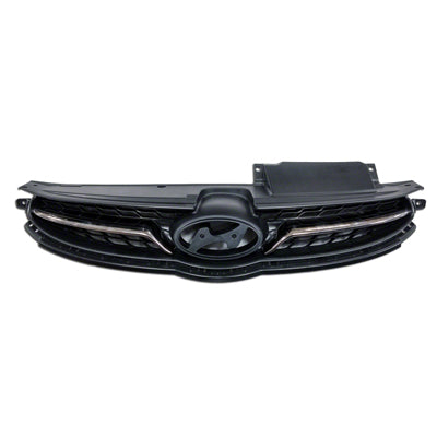 GRILLE KOREA BUILT MATTE-DARK GRAY W/CHROME MLDG LTD MODEL