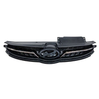 GRILLE KOREA BUILT MATTE-DARK GRAY W/CHROME MLDG LTD MODEL