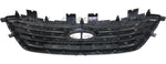 GRILLE W/CHROME FRAME 4 BARS PTD SILVER GRAY W/O SPORT PKG/AUTO CRUISE — photo 5