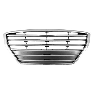 GRILLE CHROME SILVER/SATIN W/O ADAPTIVE CRUISE