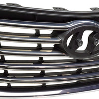 GRILLE BLACK W/SATIN CHROME BARS/FRAME USE W/O CAMERA