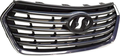 GRILLE BLACK W/SATIN CHROME BARS/FRAME USE W/O CAMERA