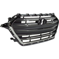 GRILLE SMOKED GRAY W/CHROME W/O AUTO CRUISE USA BUILT