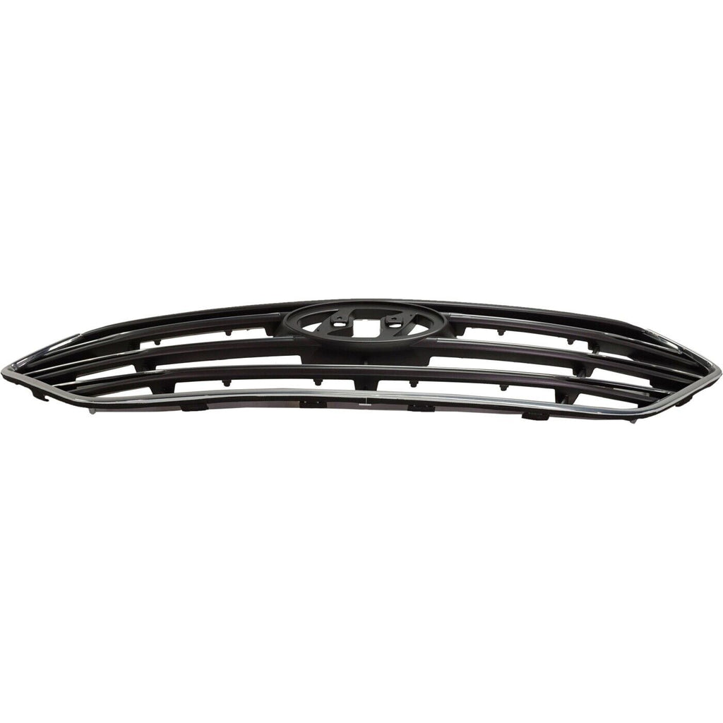 GRILLE SILVER W/CHROME MOULDING W/O CAMERA SPORT