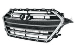 GRILLE PRIMED SILVER/BLACK W/O CHROME 1.4/2.0L KOREA BUILT — photo 2