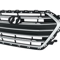 GRILLE PRIMED SILVER/BLACK W/O CHROME 1.4/2.0L KOREA BUILT
