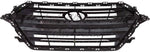 GRILLE BLACK W/SILVER BARS/SILVER FRAME USA BUILT — photo 2