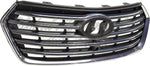 GRILLE BLACK W/SILVER SURROUND W/5CHROME BARS W/CAMERA EXCLUDE SPORT MODEL — photo 2