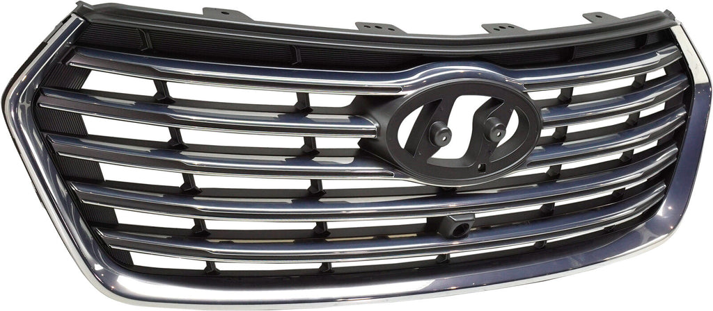 GRILLE BLACK W/SILVER SURROUND W/5CHROME BARS W/CAMERA EXCLUDE SPORT MODEL