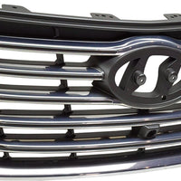GRILLE BLACK W/SILVER SURROUND W/5CHROME BARS W/CAMERA EXCLUDE SPORT MODEL