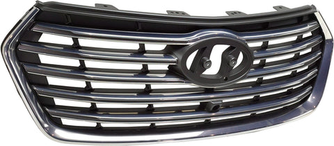 GRILLE BLACK W/SILVER SURROUND W/5CHROME BARS W/CAMERA EXCLUDE SPORT MODEL