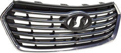 GRILLE BLACK W/SILVER SURROUND W/5CHROME BARS W/CAMERA EXCLUDE SPORT MODEL
