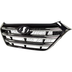 GRILLE W/SILVER BARS W/CHROME FRAME — photo 3