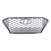 GRILLE SILVER GRAY W/SMOKE CHROME FRAME