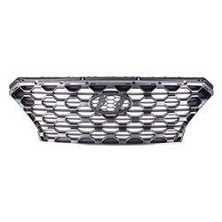 GRILLE GRAY/SATIN CHROME W/O CAMERA HOLE