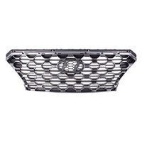 GRILLE GRAY/SATIN CHROME W/O CAMERA HOLE