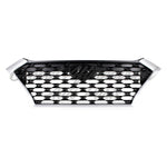 GRILLE PTD BLACK W/SILVER FRAME W/O CAMERA — photo 1