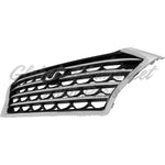 GRILLE FR PTD BLACK CHROME MOLDING W/O CAMERA — photo 3