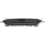 GRILLE FR PTD BLACK CHROME MOLDING W/O CAMERA — photo 5