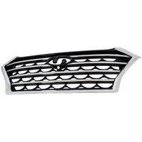 GRILLE FR PTD BLACK CHROME MOLDING W/CAMERA