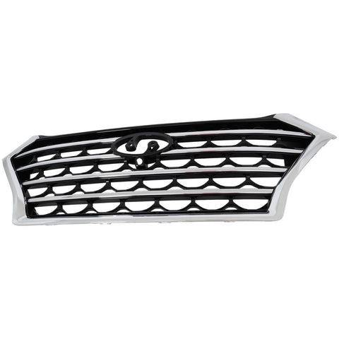 GRILLE FR PTD BLACK CHROME MOLDING W/CAMERA