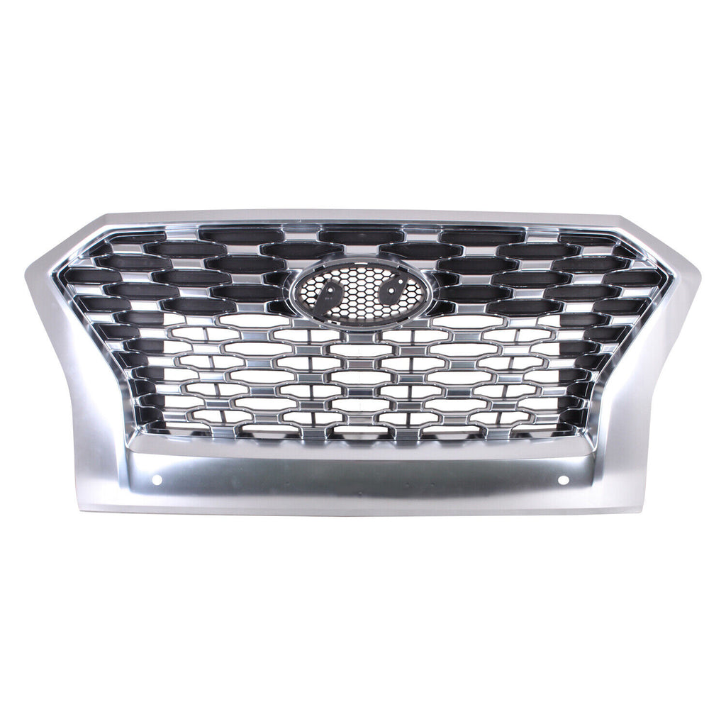GRILLE FR SATIN CHROME FRAME W/HONEYCOMB /SENSOR SEL/LTD MODELS