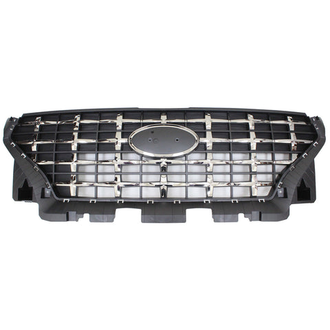 GRILLE FR W/SMOKED CHROME MOLDING W/O EMBLEM