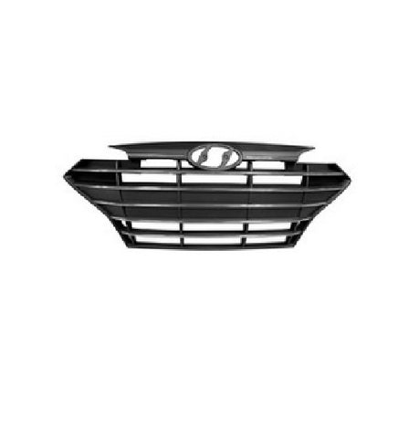 GRILLE FR BLACK W/6 CHROME BARS W/O ADAPTIVE CRUISE EXCLUDE SPRT