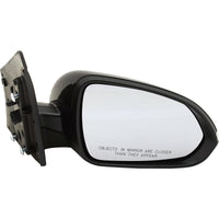 DOOR MIRROR RH POWER PTM HTD W/SIGNAL MANUAL FOLD
